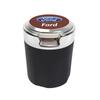Suede Car Interior Ashtray Portable Garbage Box Storage Barrel For Ford Focus 2 3 Mondeo Kuga Fiesta MK7 Escort Edge C-Max Fiest
