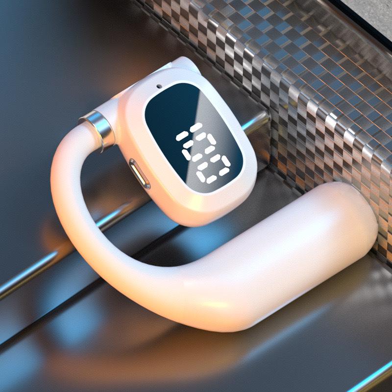XD3 Wireless Ear-hook Bluetooth Headphones with Digital Display for Sports and Running