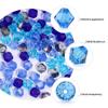 200 Pièces 4MM Perles de Verre Forme Cônes Cristaux Facettés pour la Fabrication de Bijoux Bracelet Collier Boucles d'Oreilles Perles DIY