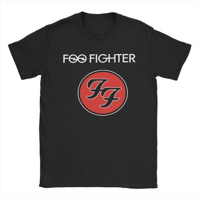 Männer Frauen F-Foo F-Fighters T-Shirts Rockband Baumwollkleidung Humor Kurzarm Rundhals T-Shirt Bedruckte T-Shirts