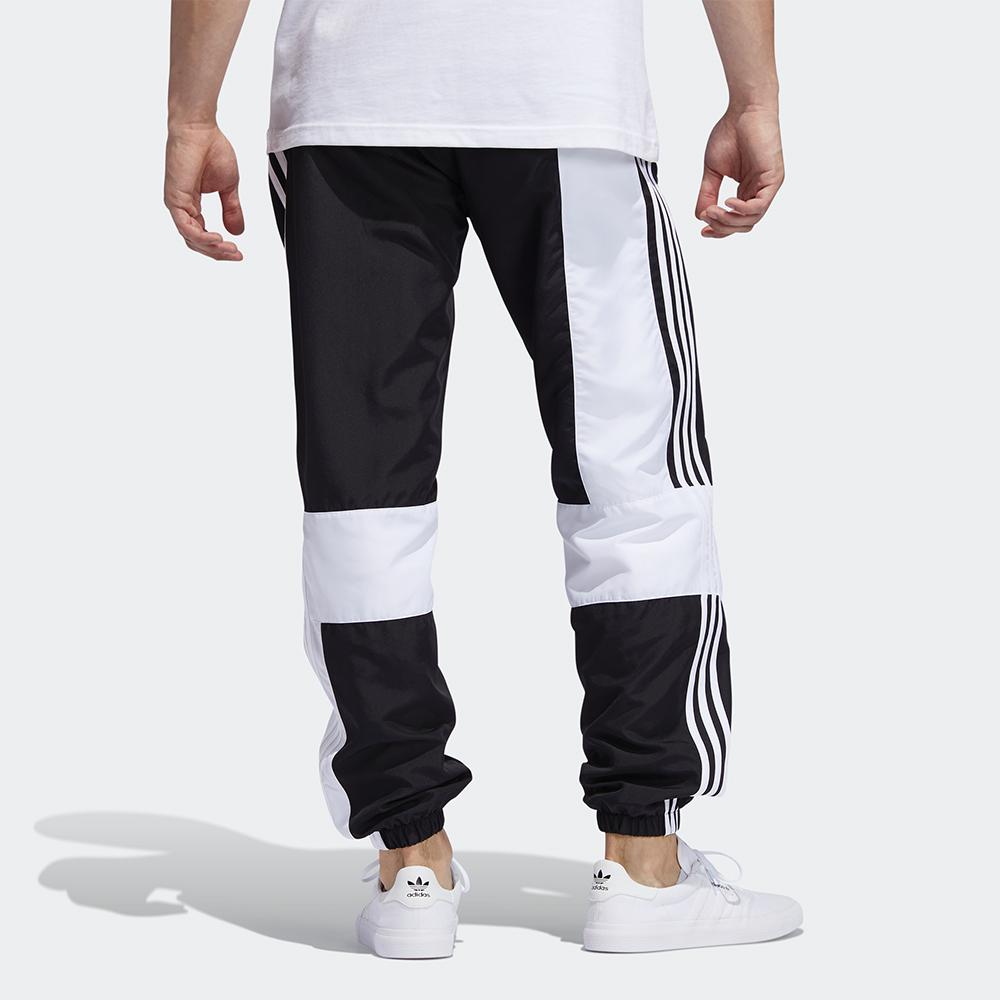 adidas Originals Asymm Track Vintage Splice Loose Athletic Pants Men Bottoms Black ED6244