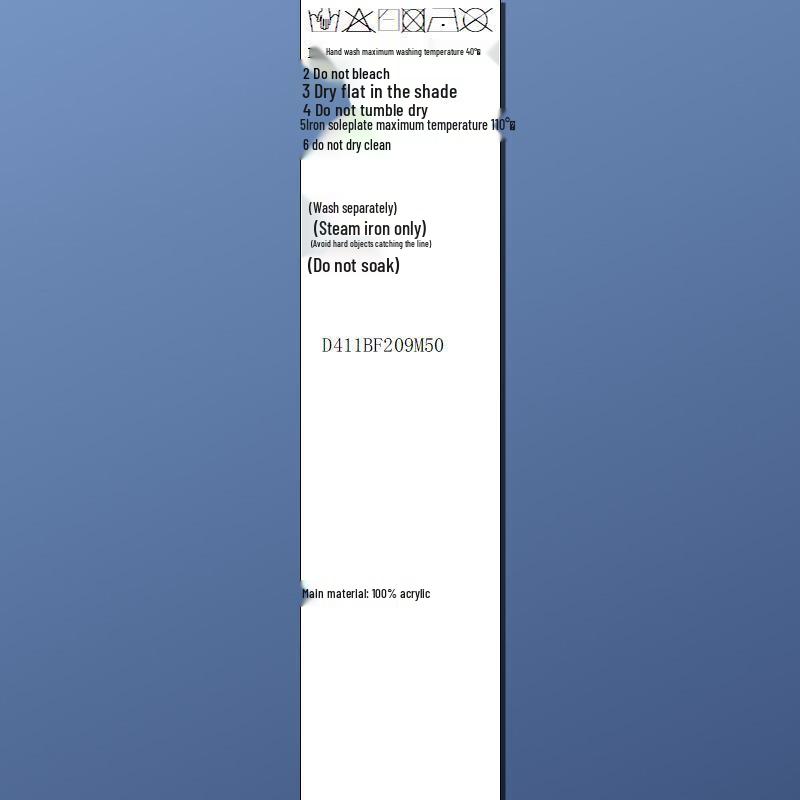 Sancai 2026 Spring Embroidered V-Neck Cardigan