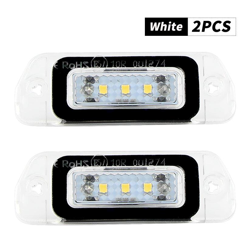 

2PCS LED Number Plate Lamp For Mercedes-Benz X164 2006-2012 R-Class W251 / V251 2006-2011 ML Class W163 1998-2002 W164 2005-2011