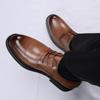 Freizeit Business Derby Herrenschuhe Minimalistischer und vielseitiger Stil Büro Hochzeit Outdoor-Party lässiger Spaziergang Herrenschuhe