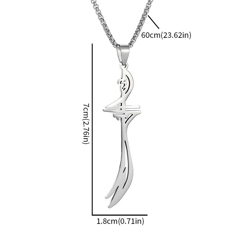 Collana Pendente Coltello da Moda Personalizzata