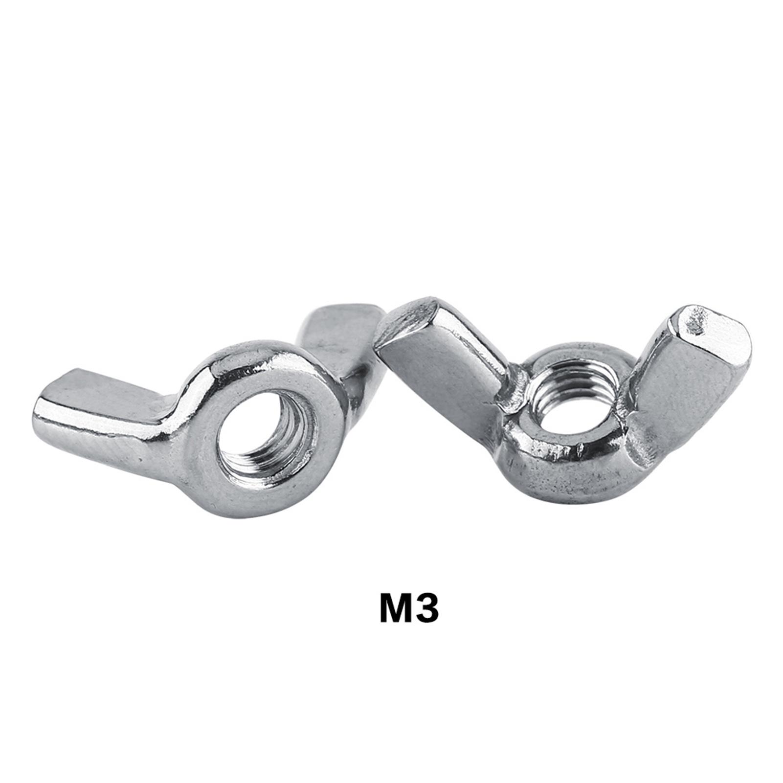 Stainless Steel SS316 Wing Nut   Nuts Fastener Supply (M3)