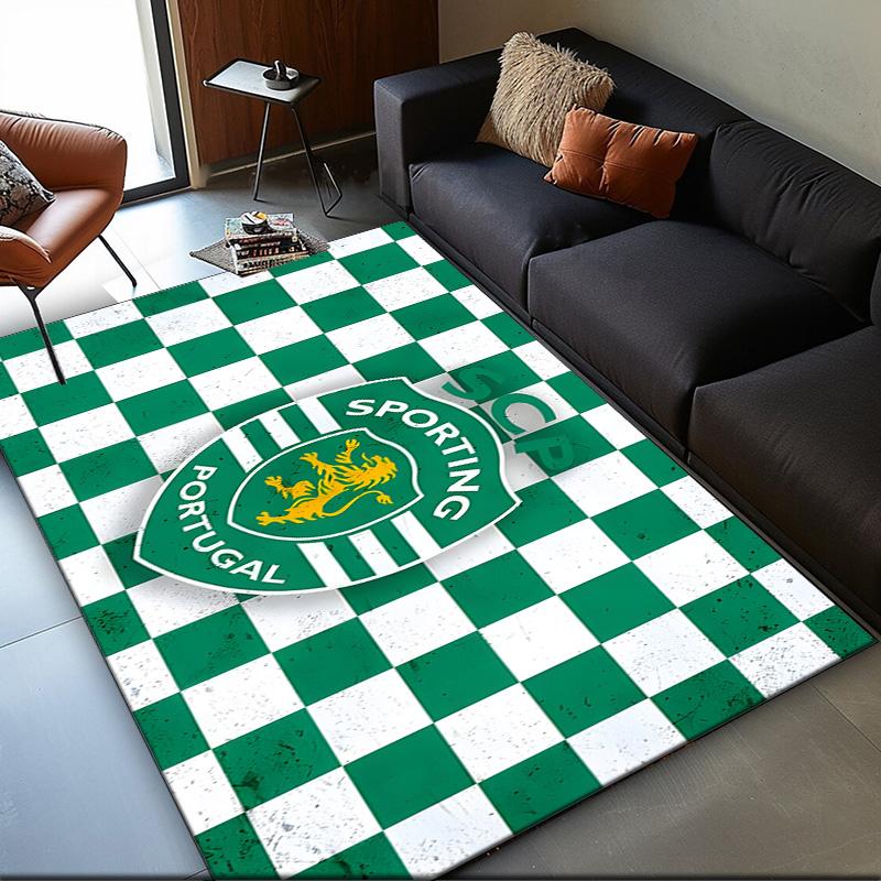 1PC rug Sporting football Crest Carpet, Chair Rug,Area Rug for Office Bedroom living rooms bedroom, Doormat decor Christmas fan gifts