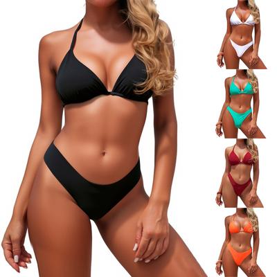Dámské dvoudílné módní sexy bikiny s vyztuženými košíčky a kosticemi, plavky zdarma