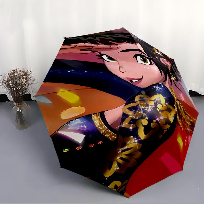 1pc KPop Demon Hunters ZOEY1 Umbrella, Sun Protection, And UV Shielding. It Has Eight Sturdy Ribs for Outdoor Use And Perfect Gift