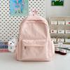 School bag new high value fresh sweet candy color backpack junior high school students lightweight travel backpack