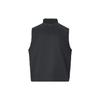 Li-Ning CF Series Solid Color Zip Stand Collar Sleeveless Vest Men Vests Black AMMT019-1