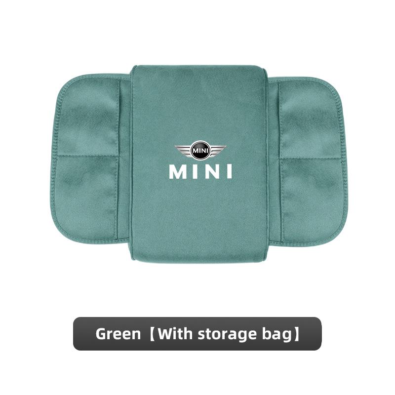 Suede Car Interior Armrest Box Mat Center Console Accessories For BMW Mini Works Cooper F54 F55 F56 F57 F60 R50 R52 R53 R55 R56