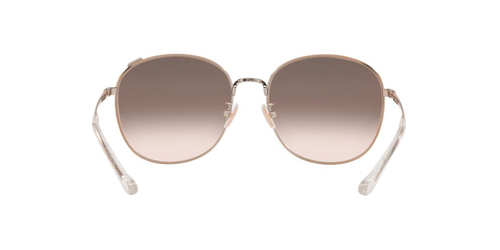 Sunglasses HC7134 Rose Brown Silver Mirror Gradient Lens 57 [Coach] Gold/Light