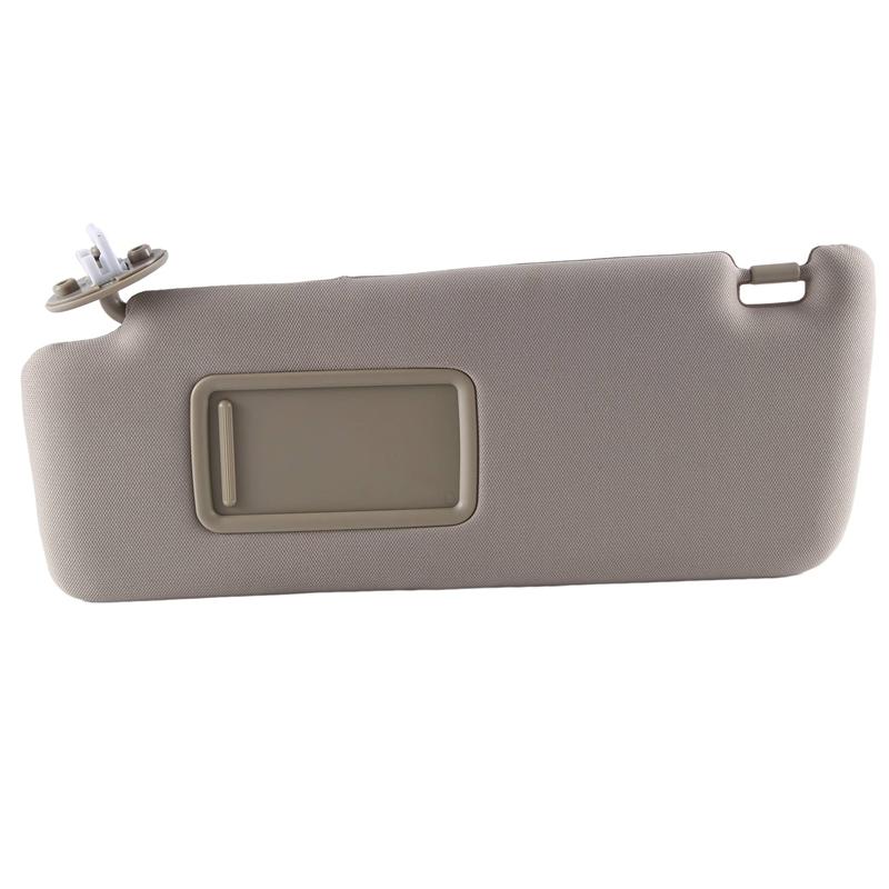 Car Sunshield Sunvisor Sunshield Sunvisor With Mirror Beige For Toyota 4RUNNER 2010-2023 74320-35A91-B1 Left