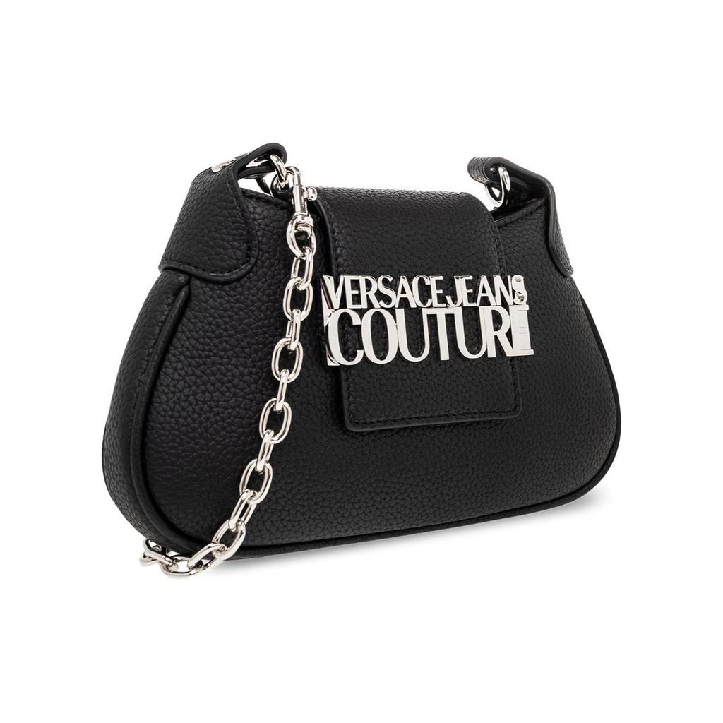 Versace Jeans Couture Logo Tote Shoulder Bag Women Handbags Black 75VA4BB3-ZS413-899