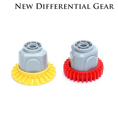 4er Set MOC High-Tech Differentialgetriebehaus Zahn Kegelrad Rundachsenloch 65413 6589 69762 65414 69761 Bausteine Teile Spielzeug