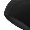 Swimming Cap High Elasticity Thick Durable Bathing Cap Polyester Swimming Hats for Women Men Black