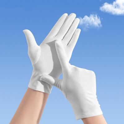 1 Paire de Gants d'Uniforme Unisexe pour Hommes Femmes Longueur Poignet Extensibles en Spandex Gants de Banquet Mariage Fête Gants Courts pour Costume de Garde de Tuxedo Formel