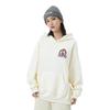 Li Ning Reignite Series Boring Ape Trend Sports Club New Year Limited Loose Pullover Hoodie Unisex Hoodie Off-White AWDU909-1
