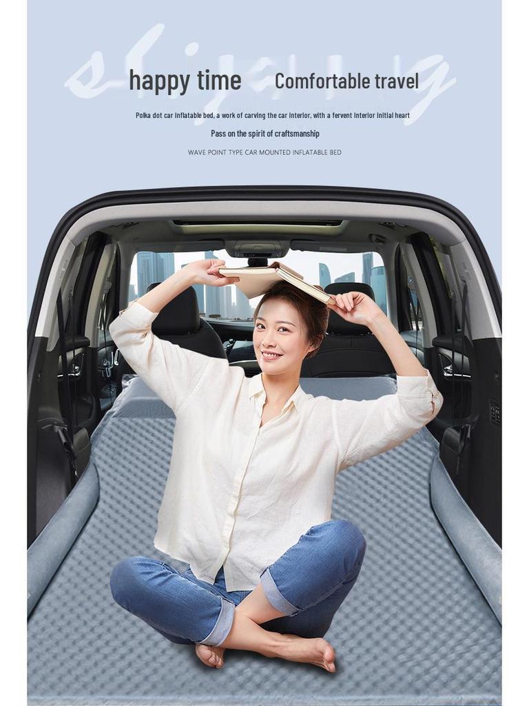 Buick Envision & Enclave SUV Inflatable Trunk Bed - Portable Sleeping Travel Mat with Free Inflation.