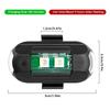 4X LED-uri de la distanță RGB Lumină de avertizare anti-coliziune Mini lumină de semnal magnetică Lampă stroboscopică pentru dronă Indicator de 7 culori Lampă pentru motociclete