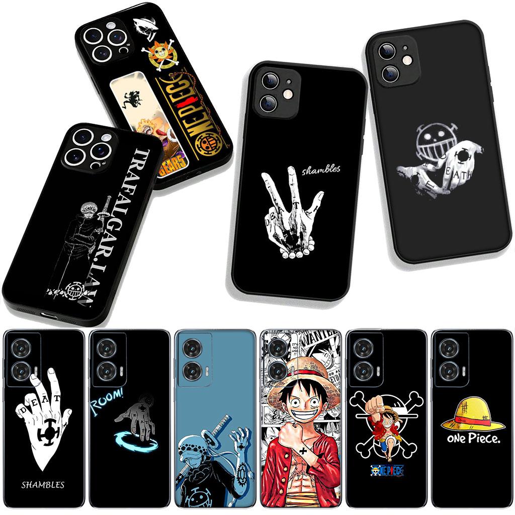 for Samsung Galaxy S25 S24 S22 S23 FE Ultra Plus A56 A05 A06 A15 A16 A55 S7 Edge Phone Case One Trafalgar Water Pieces Luffy Law