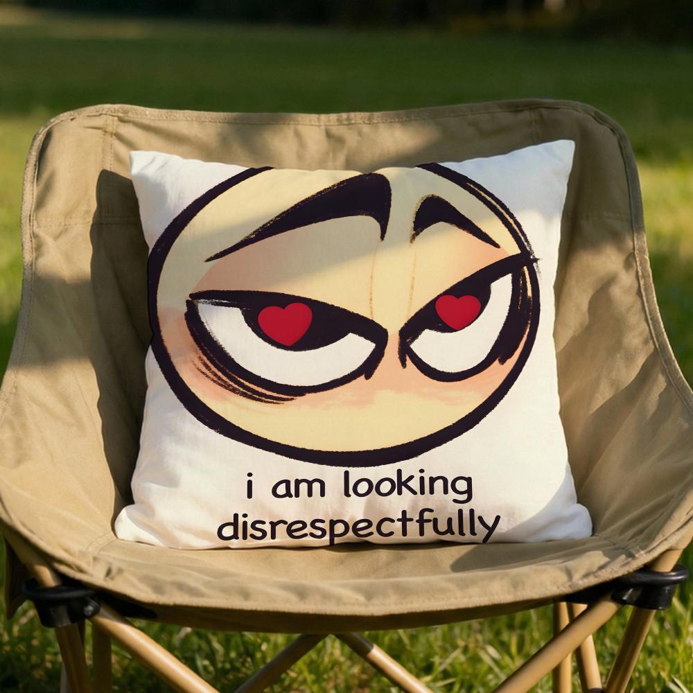 

Soybean Expression2 Cushion Cover Soft Reversible Durable Pillow Cover MultiScene Use for Home Car Daily Comfort 30X30cm