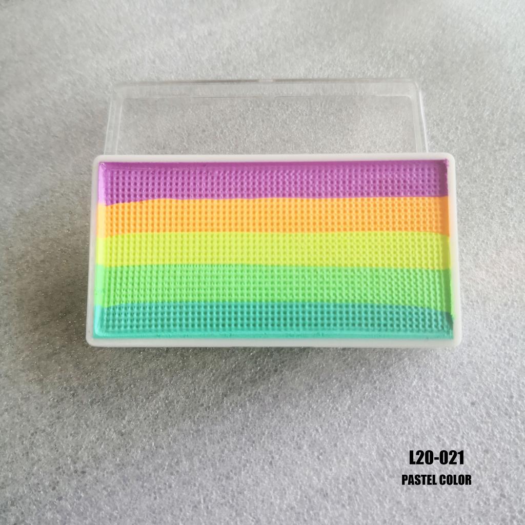 DIY Festival Art Neon Make Up Kids Face Painting Kit Professional Water Based Rainbow Split Cake Face Body Paint Palette