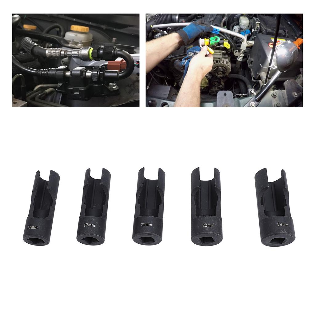 5PCS Suspension Strut Socket Tool CRV Steel 1Celsius2in Drive Strut Nut Socket Set for Removing and Replacing