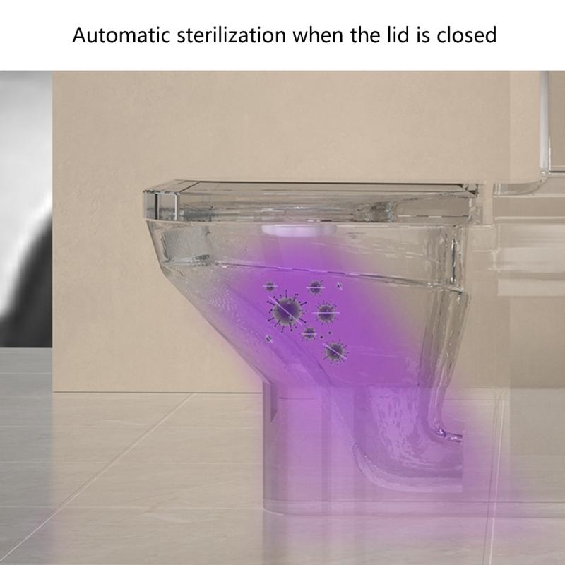 Toilet Lid Cleaning Light Toilet Auto Cleaning Deodorization Lamp Auto Activated Toilet Bowls Light Enduring