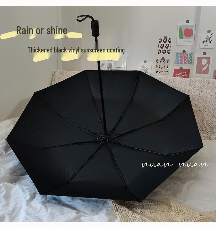 French Retro Women's Dual-Use Sun & Rain Umbrella - Elegant Summer Sunscreen Parasol