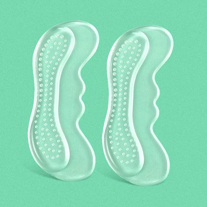 

Self-Adhesive Gel Heel Pads: Soft, Anti-Wear, Invisible & Adjustable Shoe Inserts for High Heels - Non-Slip, Anti-Drop, Half Insole.