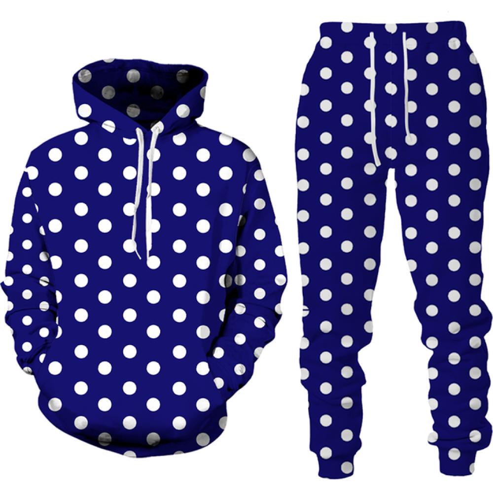 Spring Autumn Baroque Style Printing Hoodies/Pants/Tracksuit Men's Women Two Piece Suit Harajuku Oversized Men Sweatshirt Sets