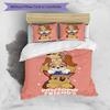 3pcs Paw Paw29 Design Cover Set - HD Printed Bedding with 1 Cover and 2 Pillowcases - Perfect for Home and Dorm Decor
