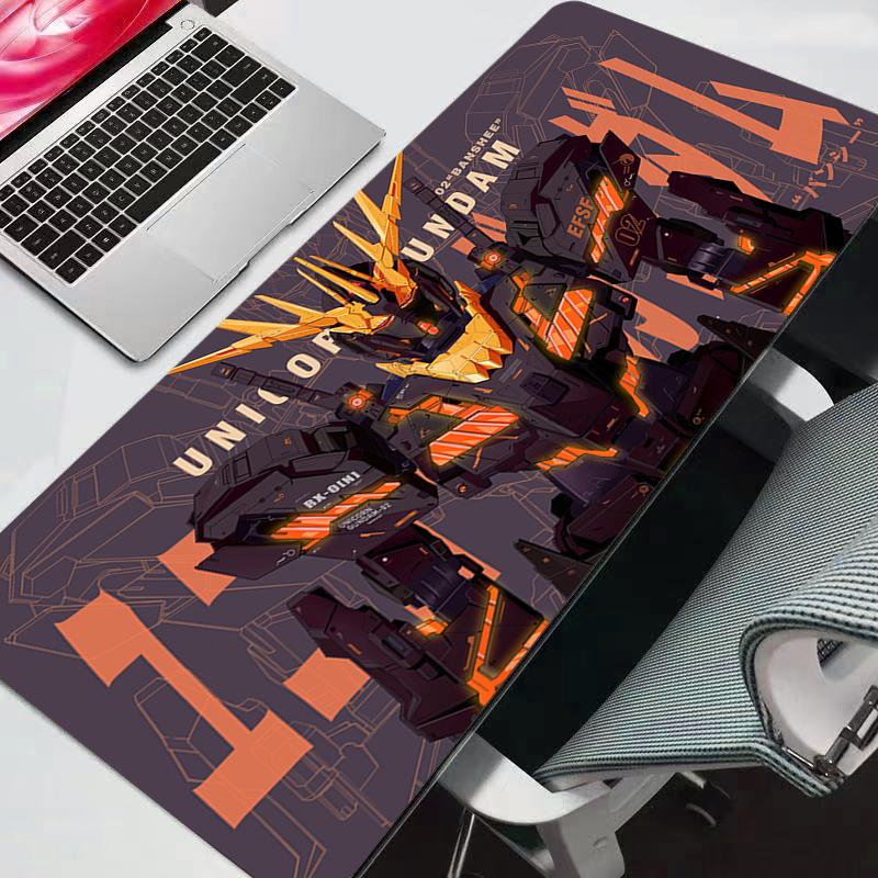 Mouse Pad Mobile Suit Gundam rubber table Large Gamer xxl Desk mat Computer keyboard gaming accessories carpet mousepad