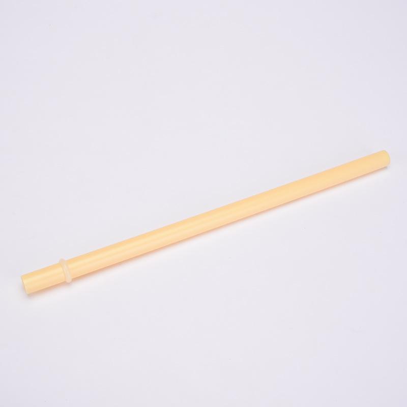 12Mm Aperture Straw Multi-Color Solid Color Plastic Cup Accessories Pp Straw Non-Disposable Straw With Ring
