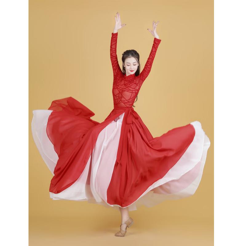 Vestido Elegante para Performance de Dança Clássica