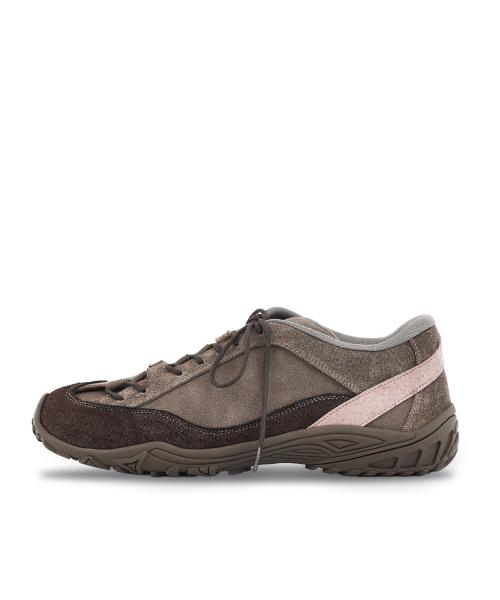 [Negative Three] Curved Lace No.2 Sneakers Multi Taupe NT3BFSSSN002BE 230