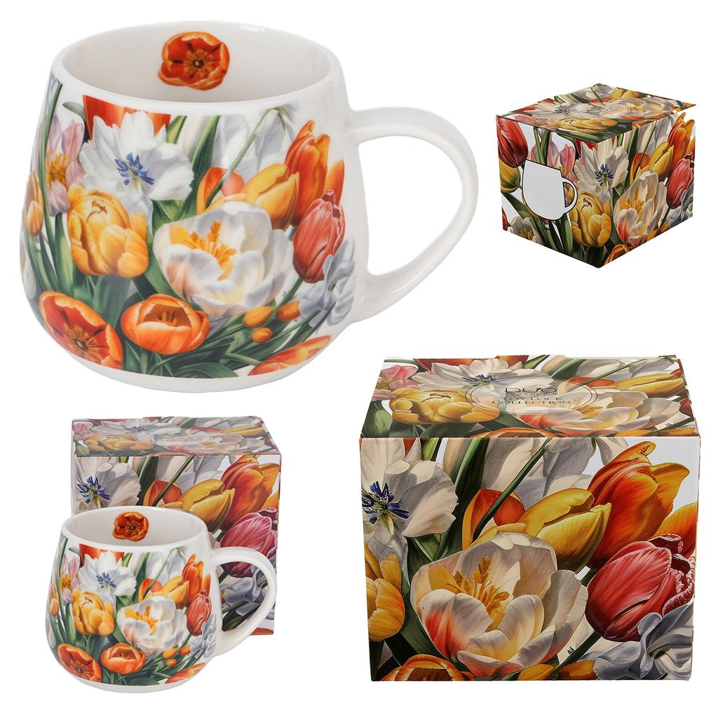 Kubek Baryłka Tulipany 430 Ml