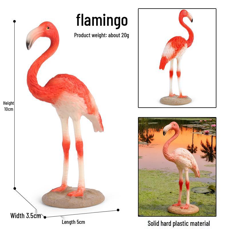 Wildlife Simulation Model: Tiger, Lion, Panda, Elephant, Rhinoceros, Kangaroo, Leopard, Horse, Sheep Toy Set