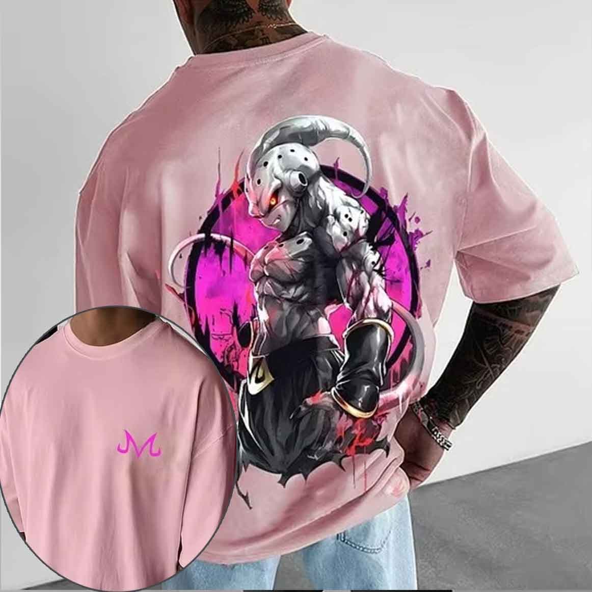 

Dragon Ball Majin Anime Mens Oversized Tshirt Summer Y2k Clothes Japanese Print Cotton Short Sleeve Tee Daily Loose Casual Top 2XL