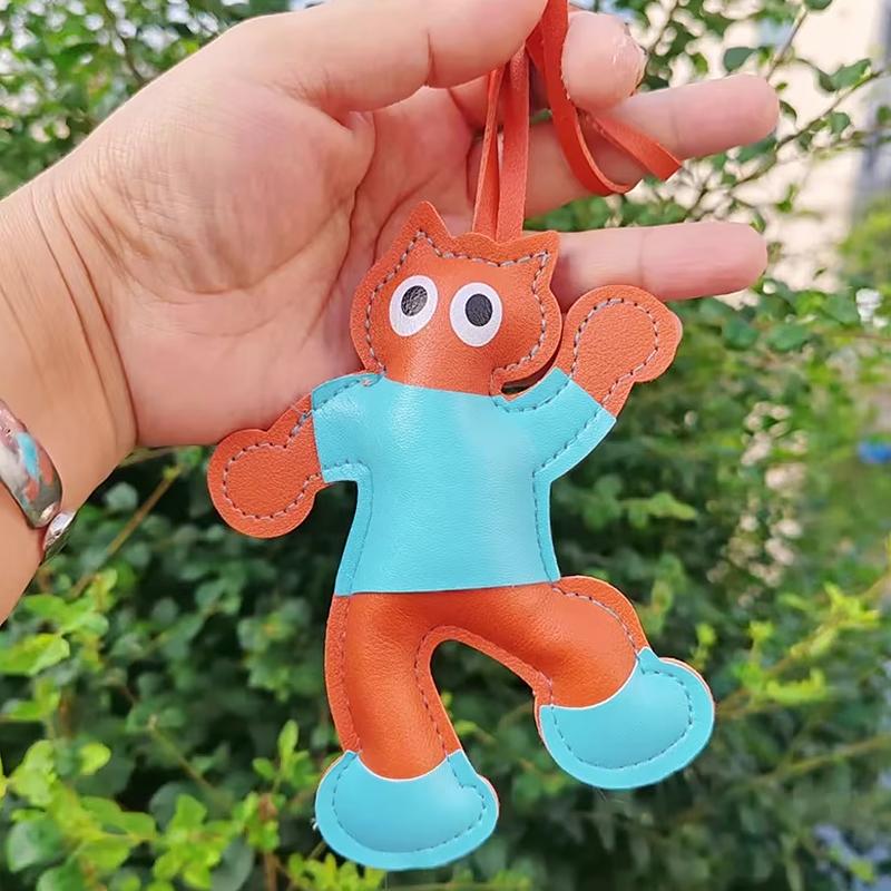 1PC Cartoon Shape Gift Bag Charm Bag Accessories Keychains Funny Ornament Mobile Phone Pendants Bag Pendants Cute Multicolor