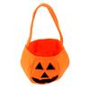 Pumpkin Shape Carrying Bag Soft Adding to Halloween Atmosphere Bag for Bedroom Living Room Laundry