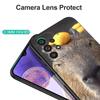 Black tpu Case For Samsung galaxy A3 A5 A7 2016 2017 2018 cover Capybara