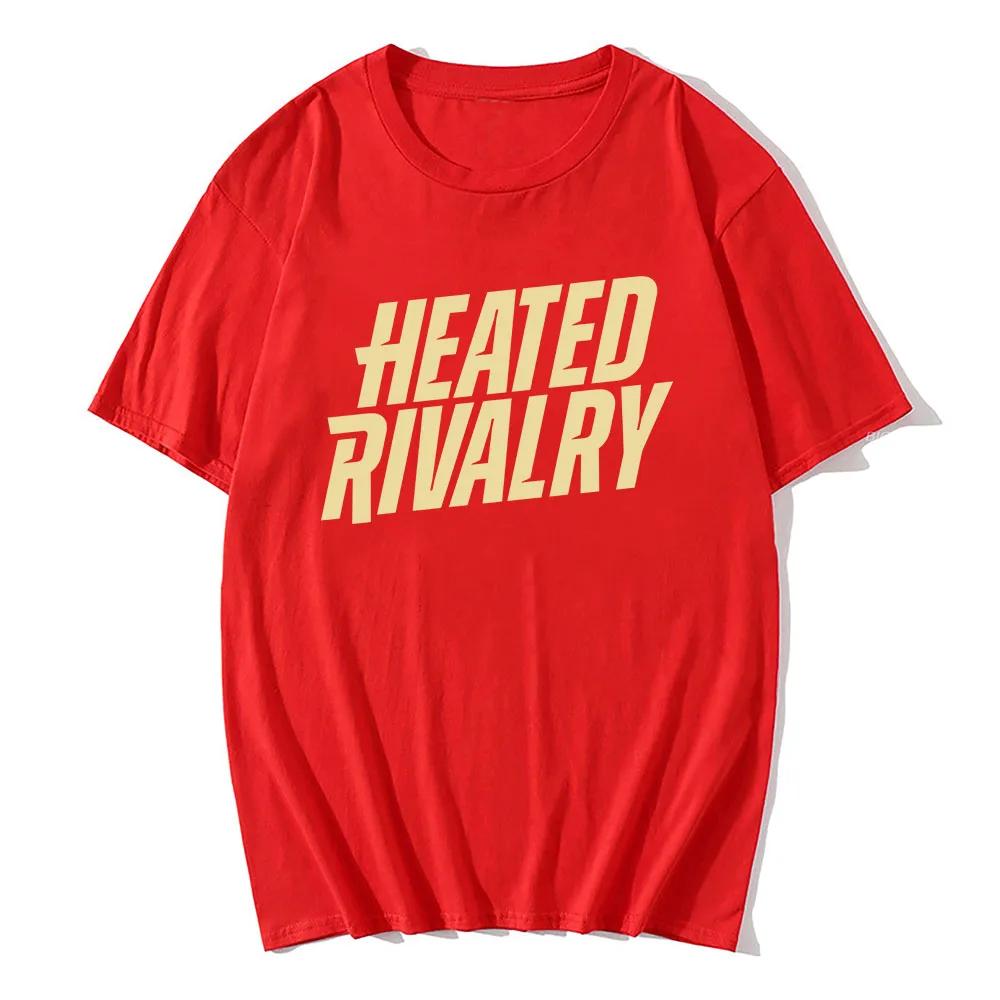 

Women Tshirt Heated Rivalry Logo Tee Unisex Streetwear Short Sleeve Loose Cotton Tshirt TV Graphic Printing Tshirts Fashion 2XL