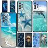 Phone Case For Samsung Galaxy A17 A15 A13 A51 A71 A41 A31 A21S A07 A03S A05 A35 A55 A23 A25 A33 A53 A73 5G Cover Ocean Dolphin