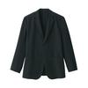 MUJI Breathable Stretch Soccer Size AD0WNA5S Men's Jacket, Black, S,
