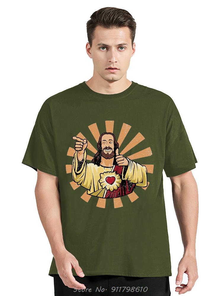 Buddy Christ Vintage 90s Cool Jesus Religious Christian T Shirt Fitness Clothing Sales Unisex T-shirt Unisex O-Neck tshirt