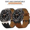 Luxus-Lederarmband für Samsung Galaxy Watch 7 Ultra/8 Ultra 2026 47mm Armband Lückenlos Uhrenarmband Herren Damen Armband Zubehör