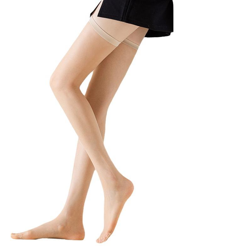 Women's Summer Invisible Anti-Snag Thigh-High Crystal Stockings